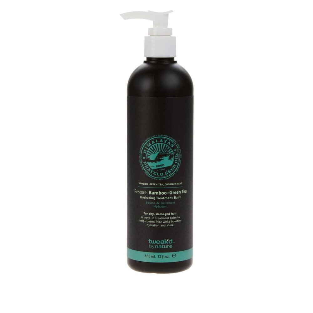 Tweak'd By Nature Dhatelo Bamboo Green Tea Hydrating Treatment Balm 12oz w/PUMP
